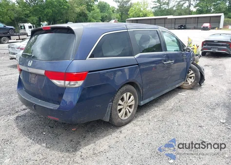 2014 Honda Odyssey Ex-L z USA, uszkodzony, nr VIN 5FNRL5H68EB015990